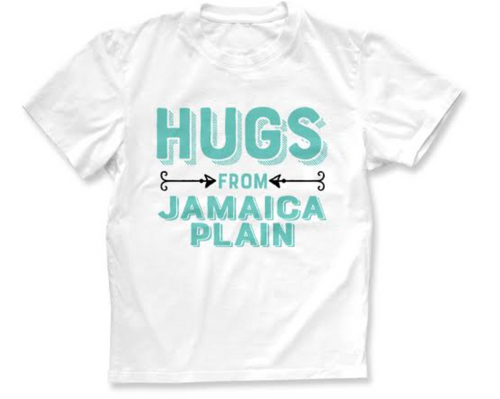 Aqua Hugs From Jamaica Plain Toddler Tee