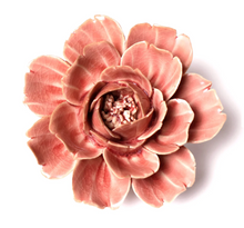 Load image into Gallery viewer, Rose Pink Ceramic Flower
