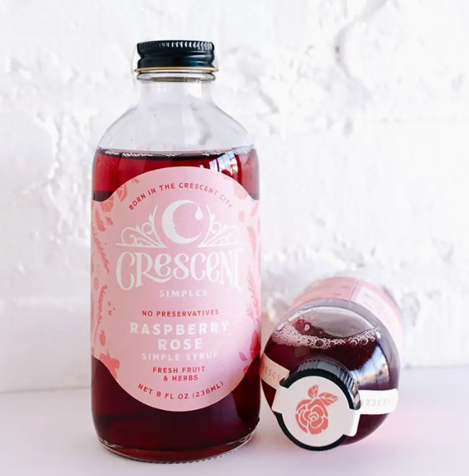 Raspberry Rose Simple Syrup