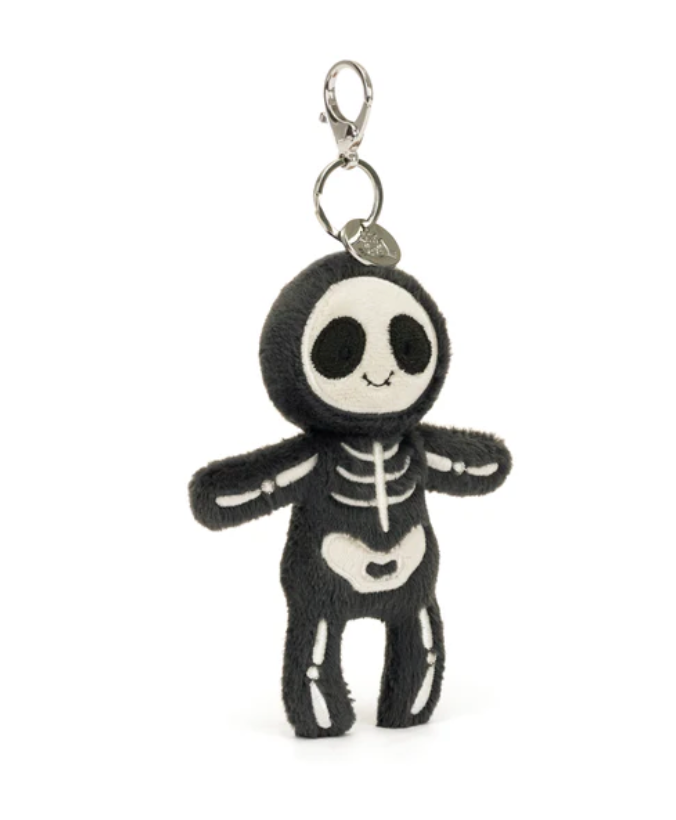 Skeleton Bob Jellycat Bag Charm