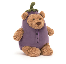 Load image into Gallery viewer, Bartholomew Bear Eggplant Jellycat
