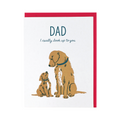 Golden Retrievers Fathers Day Card