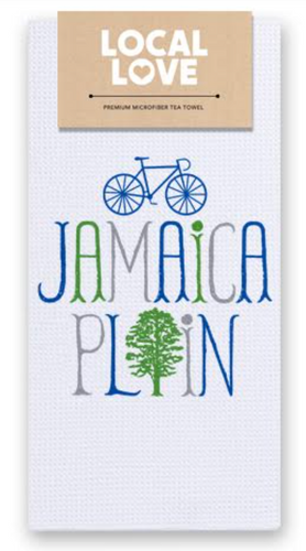 JP Shade Tree & Blue Bike Tea Towel