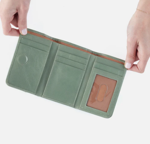 Jade Jill Trifold Leather Wallet