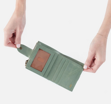 Load image into Gallery viewer, Jade Mini Dunn Leather Wallet
