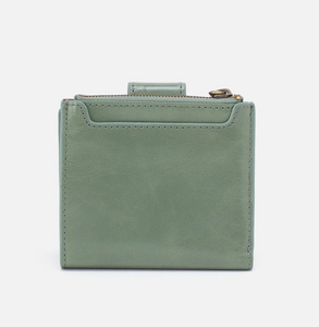 Jade Mini Dunn Leather Wallet