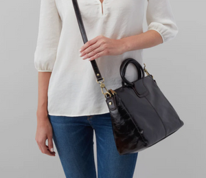 Sheila Black Leather Bag