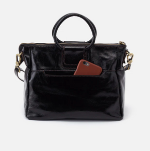 Sheila Black Leather Bag