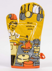 Man With A Pan Oven Mitt