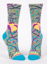Load image into Gallery viewer, Love My Asshole Kids Crew Socks
