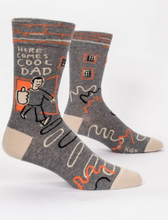 Load image into Gallery viewer, Here Comes Cool Dad Men&#39;s Crew Socks

