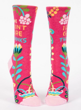 Load image into Gallery viewer, Hi I Don&#39;t Care Women&#39;s Crew Socks
