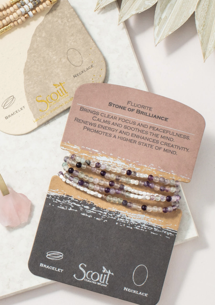 Scout Wrap Stone Bracelets