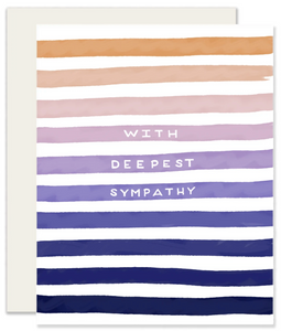 Sympathy Stripe Card