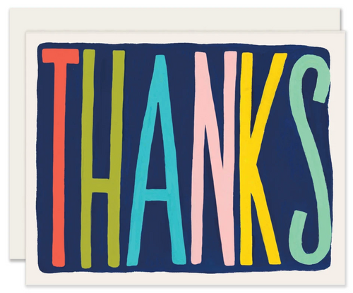 Colorful Thank You Card
