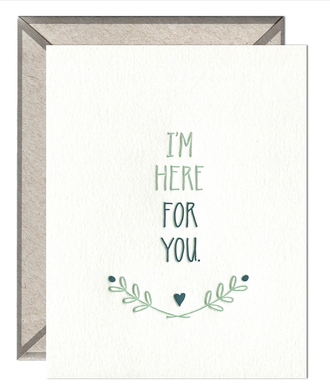 Here For You Sympathy Card