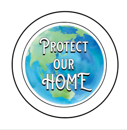 Protect Our Home Earth Button