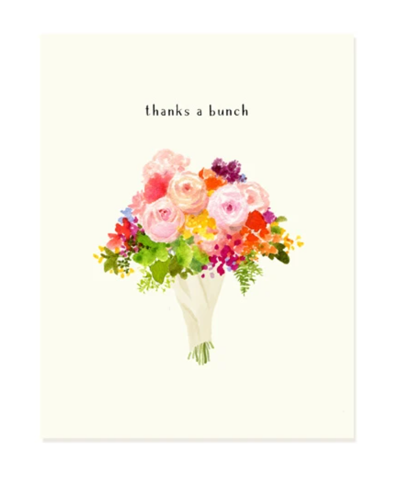 Thanks A Bunch Bouquet Card