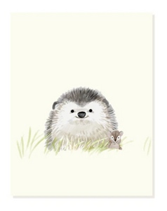 Lil Hedgie Blank Card