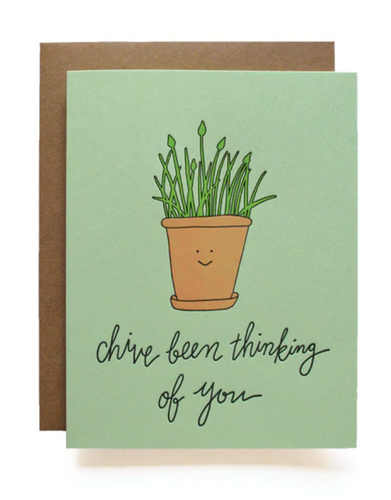 Chive Been Thinking of You Card