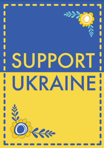 Support Ukraine Postcard Mini Poster