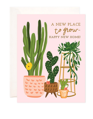 New Place To Grow Housewarming Card