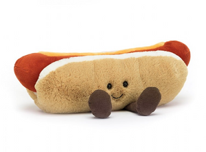 Amuseable Hot Dog Stuffed Plush