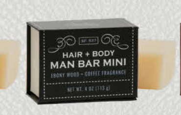 Ebony Wood Coffee Shampoo Bar