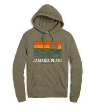 Load image into Gallery viewer, Olive Jamaica Plain Horizon Hoodie
