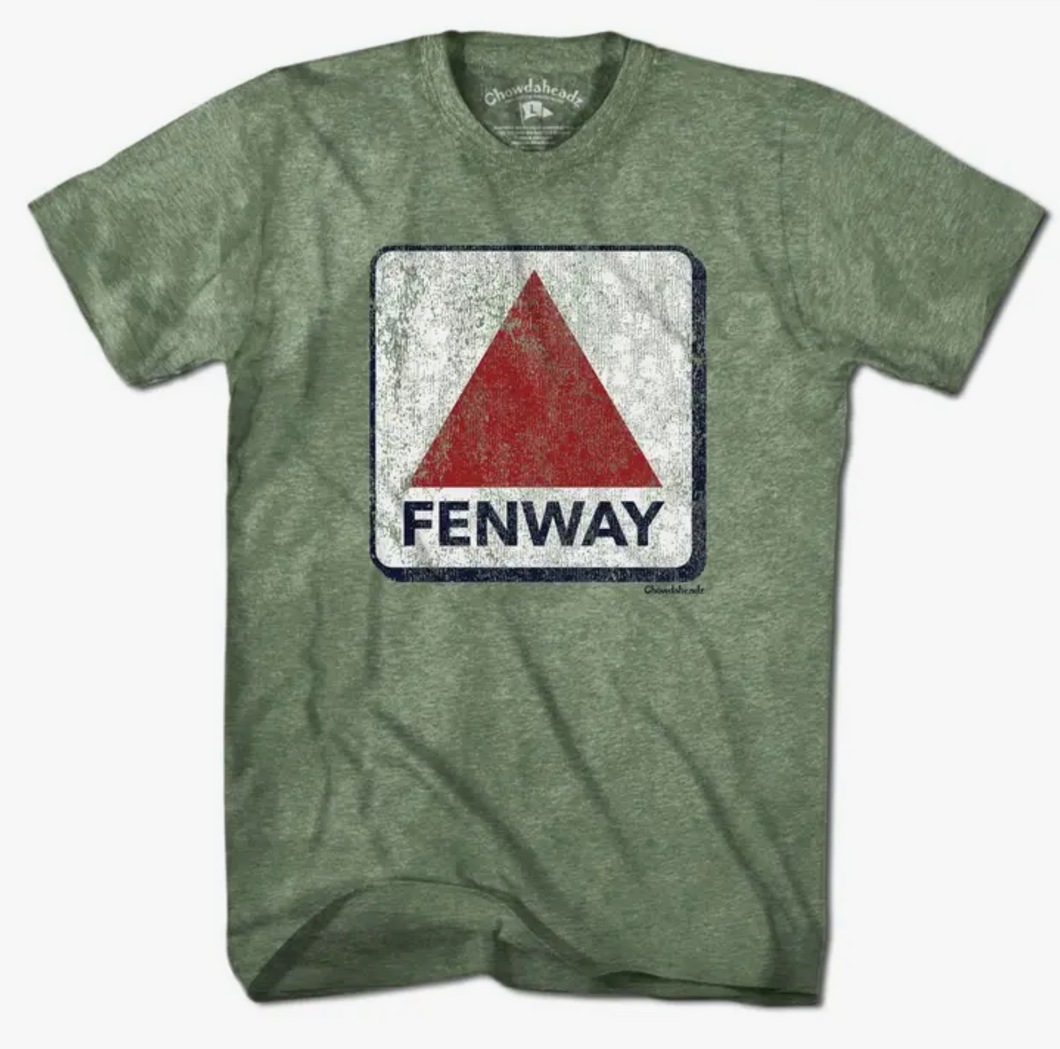 Fenway Sign Military Green T-Shirt