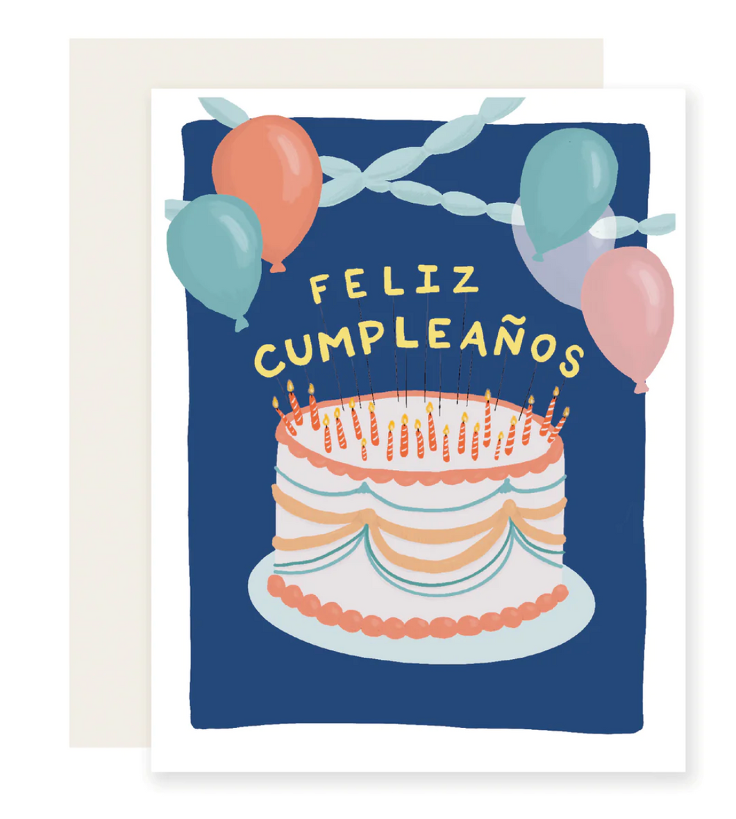 Feliz Cake Birthday Card