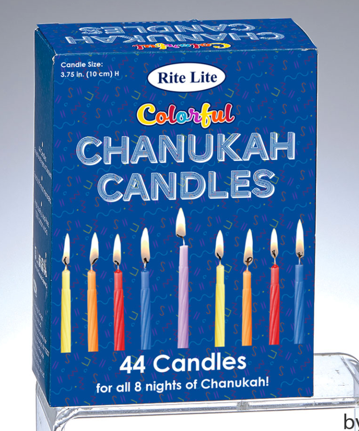 Multicolor Mini Chanukah Candles